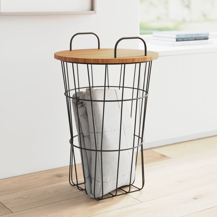 Dotted Line™ Metal Storage Basket & Reviews Wayfair
